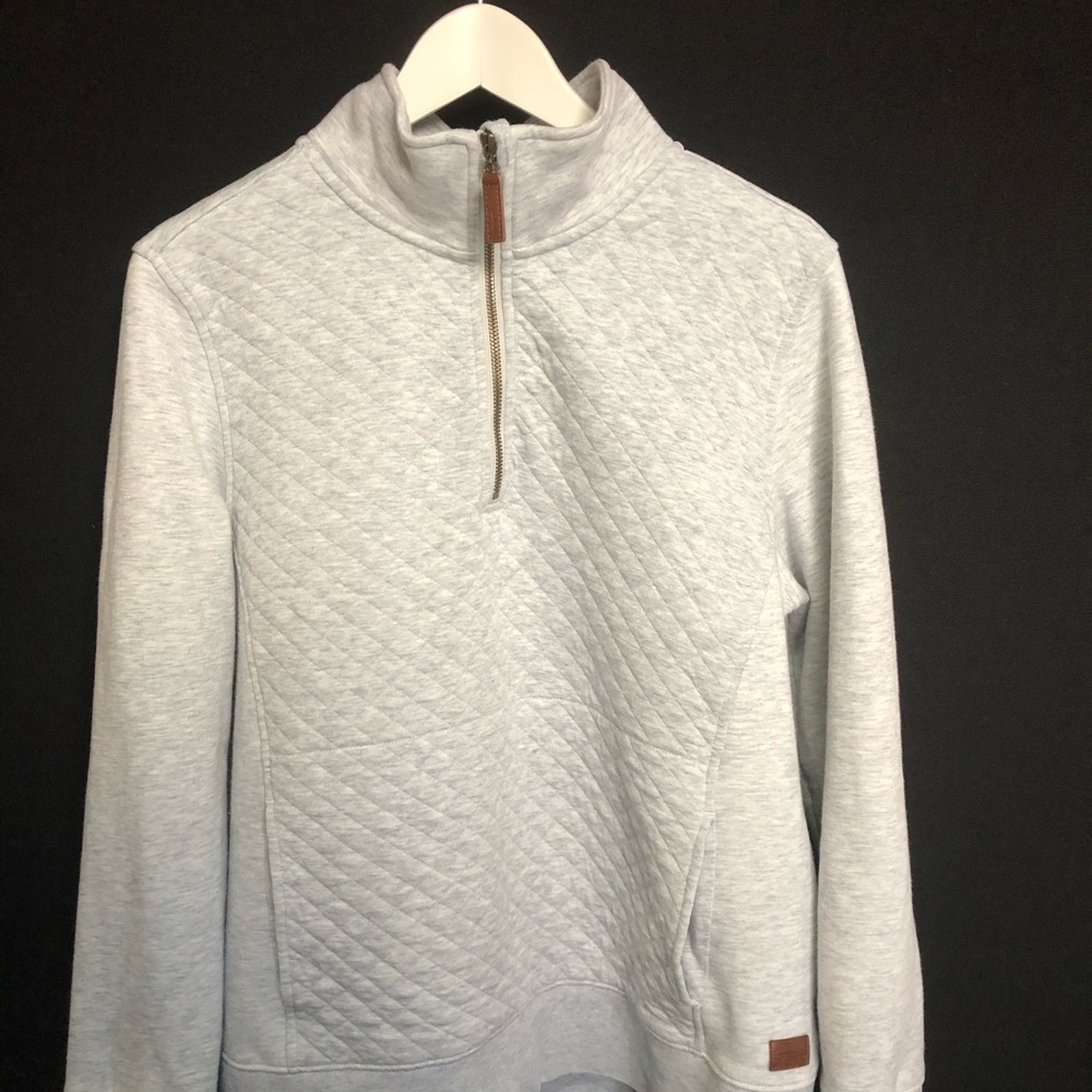 Quilted Quarter Zip Pullover